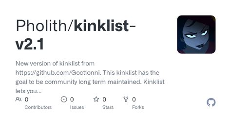 kinklist v2|Pholith/kinklist.